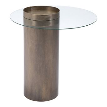 Zuo Modern Emi Antique Bronze End Table