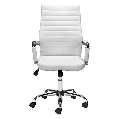 Zuo Modern Primero White Office Chair