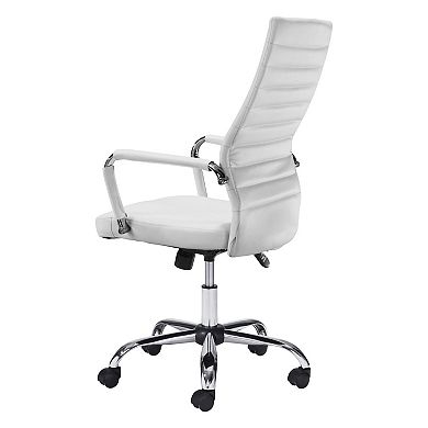 Zuo Modern Primero White Office Chair