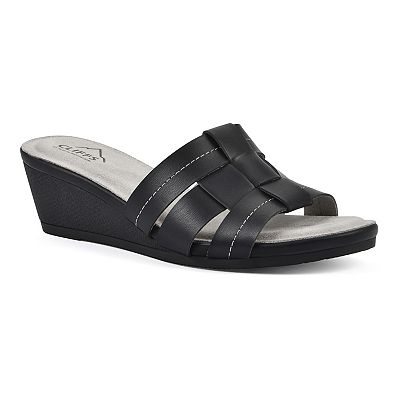 Cliffs by White Mountain Candyce Women s Wedge Sandals
