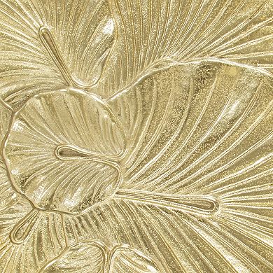 Zuo Modern Lotus Gold Tone Side Table