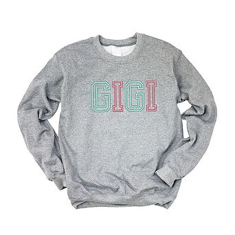 Embroidered Gigi Outline Sweatshirt
