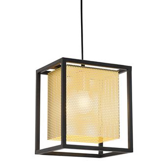 Zuo Modern Yves Gold & Black Ceiling Lamp