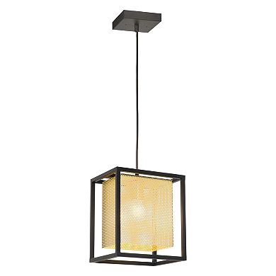 Zuo Modern Yves Gold & Black Ceiling Lamp