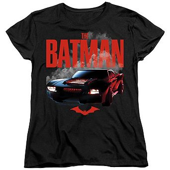 The Batman (2022) Batmobile Short Sleeve Women´s T-Shirt