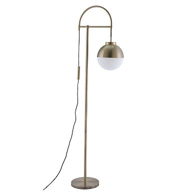 Zuo Modern Waterloo White & Bronze Floor Lamp