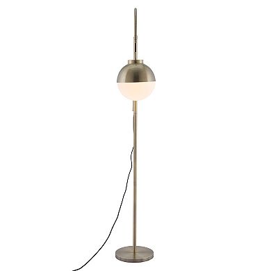 Zuo Modern Waterloo White & Bronze Floor Lamp