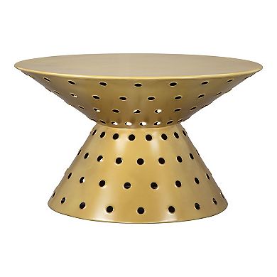 Zuo Modern Electron Gold Tone Coffee Table