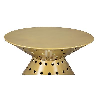 Zuo Modern Electron Gold Tone Coffee Table