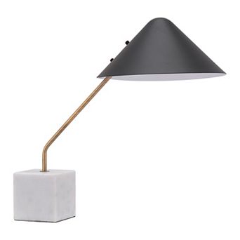 Zuo Modern Pike Black & White Table Lamp