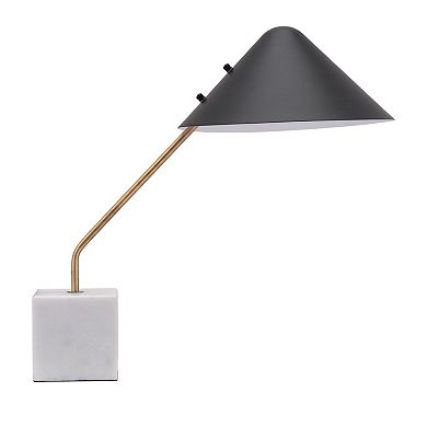 Zuo Modern Pike Black & White Table Lamp