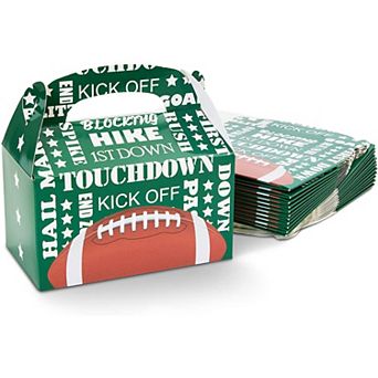 Football Gift Treats Boxes With Handles For Boys Kids Game Day Party