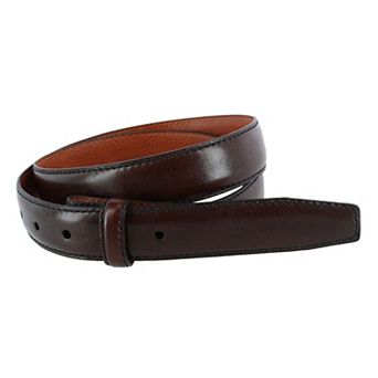Trafalgar Pebble Grain Leather No Buckle Harness Belt Strap
