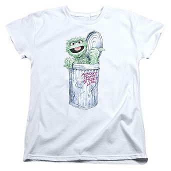 Sesame Street About That Street Life Short Sleeve Womens Tee