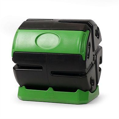 Recycled Plastic 5-cubic Ft Compost Bin Home Garden Rolling Composter