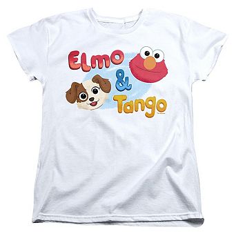 Sesame Street Furry Friends Forever Elmo & Tango Short Sleeve Women´s Tee