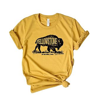Simply Sage Market Yellowstone Bison Short Sleeve Tee