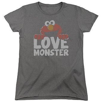 Sesame Street Love Monster Short Sleeve Womens Tee