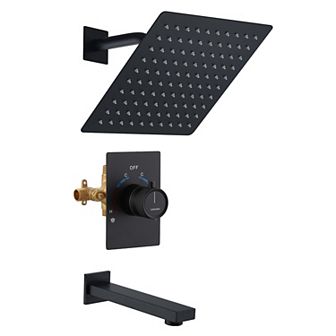 2 Function Single Handle 1-spray Shower Faucet 1.8 Gpm With Pressure Balance
