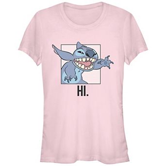 Disney's Lilo & Stitch Juniors' Wacky Hi Stitch Graphic Tee