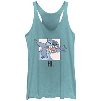 Disney's Lilo & Stitch Juniors' Wacky Hi Stitch Racerback Graphic Tank