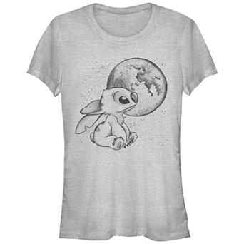 Disney's Lilo & Stitch Juniors' Full Moon Stitch Graphic Tee