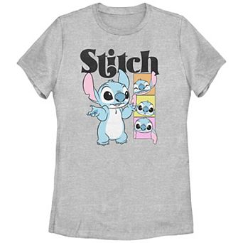 Disney's Lilo & Stitch Juniors' Many Poses Stitch Graphic Tee