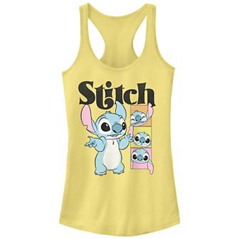 Disney's Lilo & Stitch Juniors' Many Poses Stitch Racerback Graphic Tank