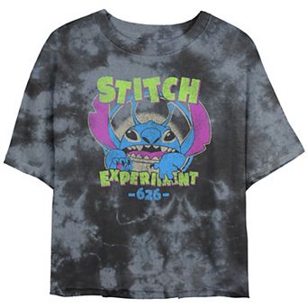 Disney's Lilo & Stitch Juniors' Experiment 626 Alien Mode Cropped Graphic Tee