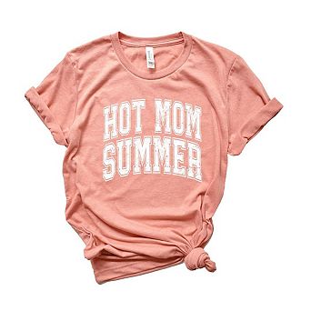 Hot Mom Summer Short Sleeve Graphic Tee