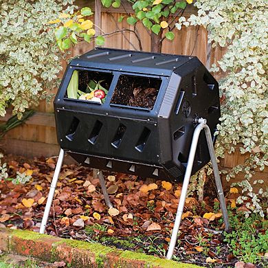 37-gallon Tumbling Compost Bin Tumbler Composter - 5 Cu. Ft.