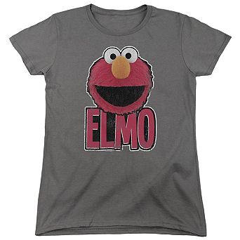 Sesame Street Elmo Smile Short Sleeve Womens Tee