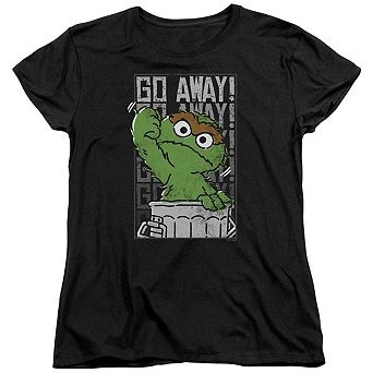 Sesame Street Go Away Short Sleeve Women´s Tee
