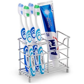 Zulay Kitchen Toothpaste and Toothbrush Holder