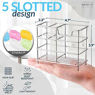 Zulay Kitchen Toothpaste and Toothbrush Holder