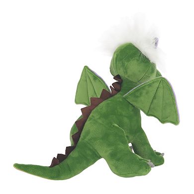 Lambs & Ivy Dragon Plush Green/purple Stuffed Animal Toy - Gus