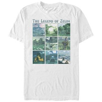 Men's Comfort Colors® The Legend Of Zelda Breath Of The Wild Locations Graphic Tee