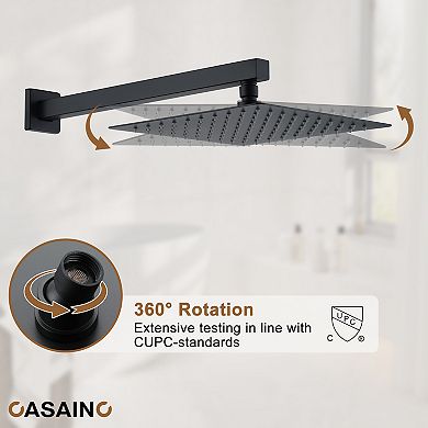 2-function Single Handle Shower Faucet With Pressure Balance And Handheld Lifter