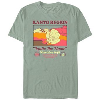 Men's Comfort Colors® Pokemon Ninetales Poster Graphic Tee