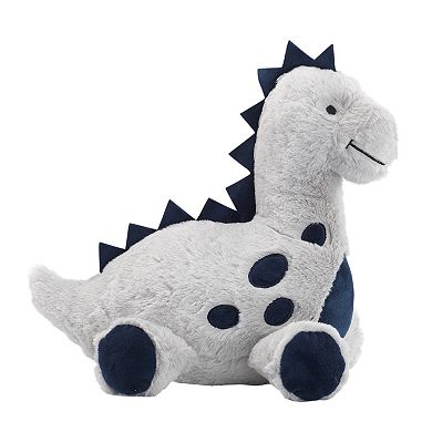 Lambs & Ivy Baby Dino Blue/gray Plush Dinosaur Stuffed Animal Toy Plushie- Spike