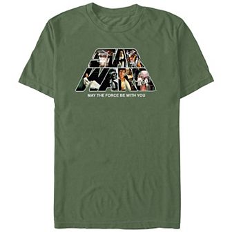 Men's Comfort Colors® Star Wars Characters Filled Logo Graphic Tee