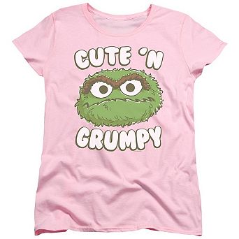 Sesame Street Cute N Grumpy Short Sleeve Women´s Tee