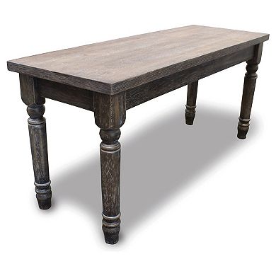Best Master Furniture Demi Birch Wood Dining Bench