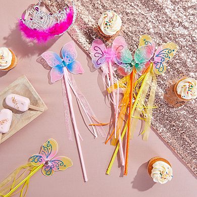 12-packs Princess Fairy Butterfly Wands, Ballerina Birthday Party Favors