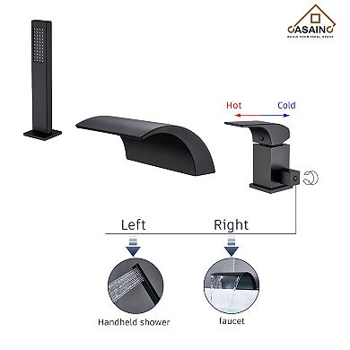 Roman Tub Faucet With Hand Shower Bathtub Faucet Set