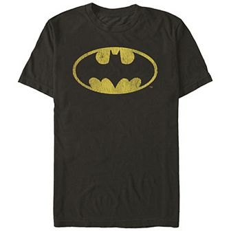 Men's Comfort Colors® Batman Distressed Style Logo Graphic Tee