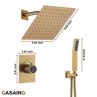 Integrated 2 Function Single Handle 1-spray Shower Faucet With Pressure Balance