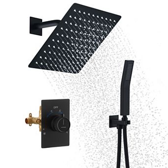 Integrated 2 Function Single Handle 1-spray Shower Faucet With Pressure Balance