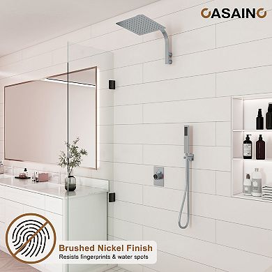 Casainc 2-function Single Handle 1-spray Tub And Shower Faucet 1.9 Gpm
