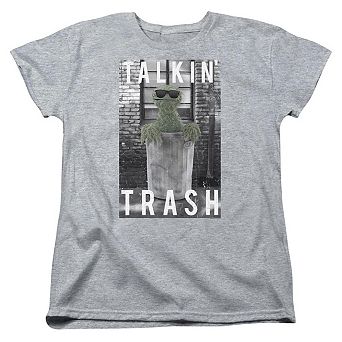 Sesame Street Talkin Trash Short Sleeve Women´s Tee